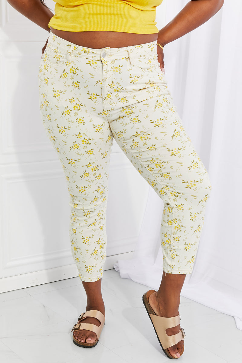 jeans judy blue full size discount free shipping code promo floral skinny printed summer pants spring cute style plus size models affiliate marketing 